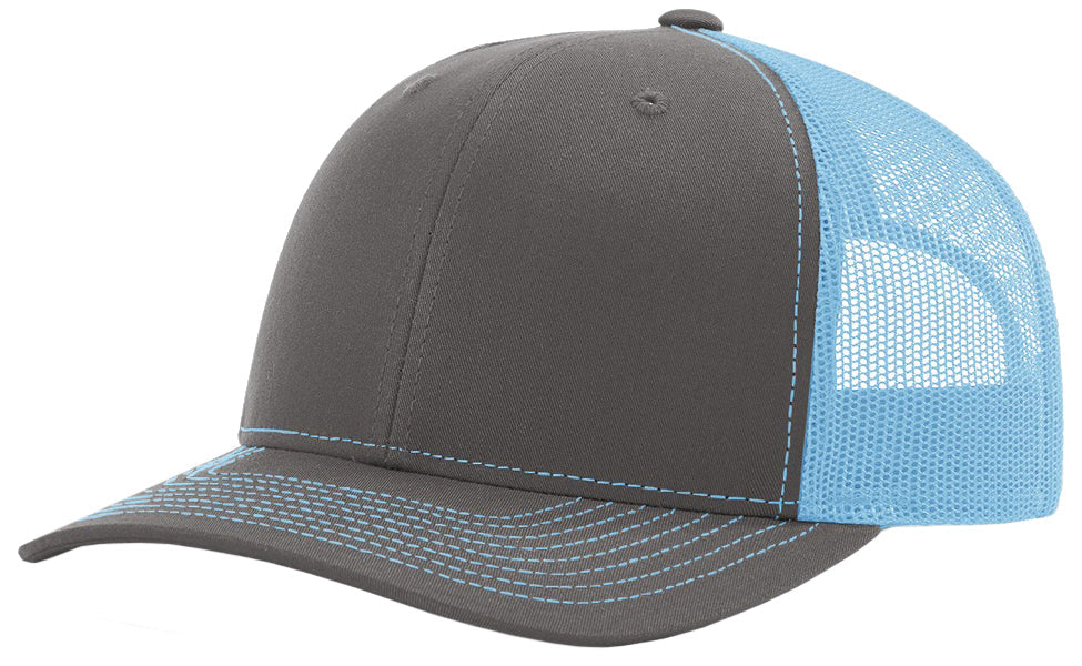 Richardson 112 hat with custom leatherette patch
