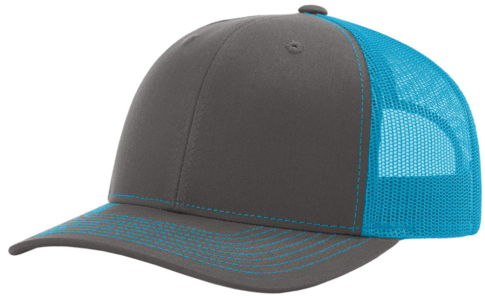 Richardson 112 hat with custom leatherette patch