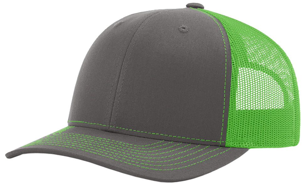 Richardson 112 hat with custom leatherette patch