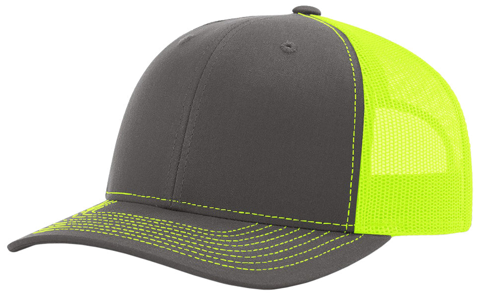 Richardson 112 hat with custom leatherette patch