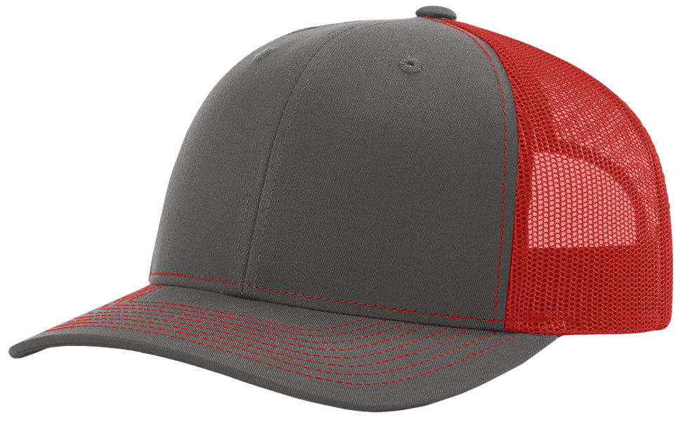 Richardson 112 hat with custom leatherette patch