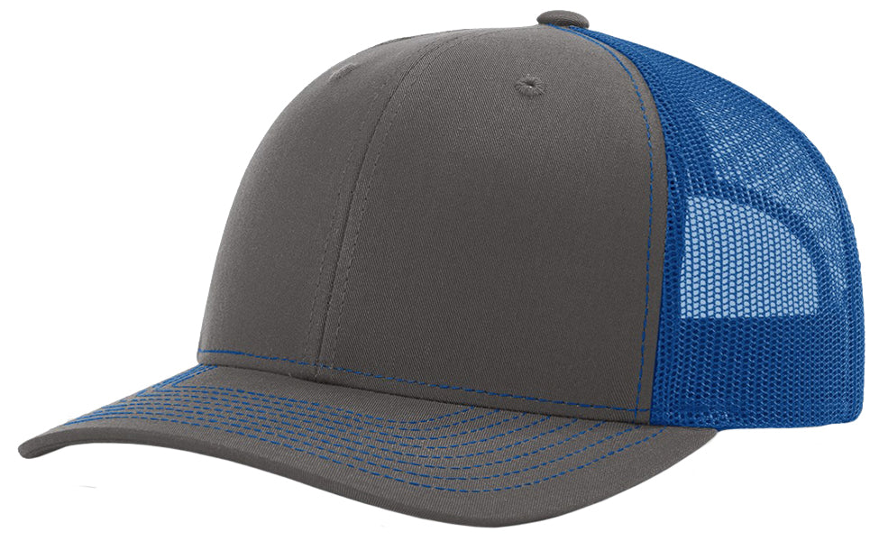 Richardson 112 hat with custom leatherette patch