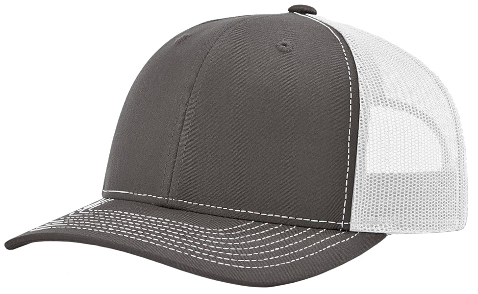 Richardson 112 hat with custom leatherette patch