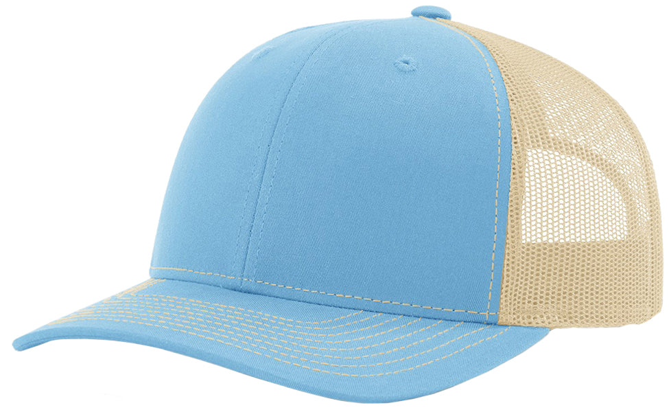 Richardson 112 hat with custom leatherette patch