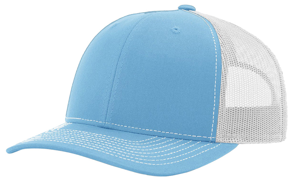 Richardson 112 hat with custom leatherette patch