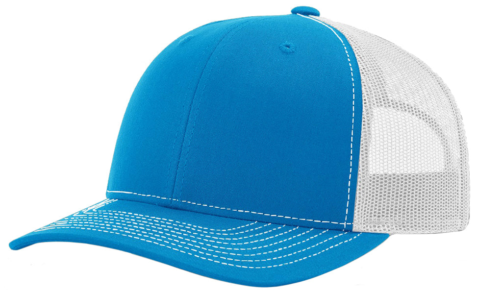 Richardson 112 hat with custom leatherette patch
