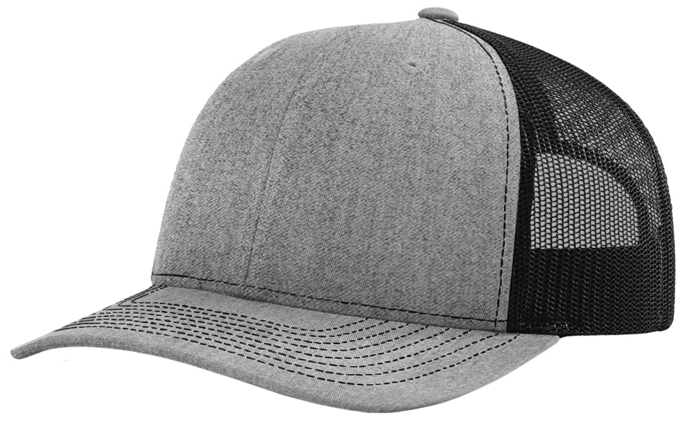 Richardson 112 hat with custom leatherette patch