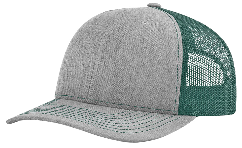 Richardson 112 hat with custom leatherette patch