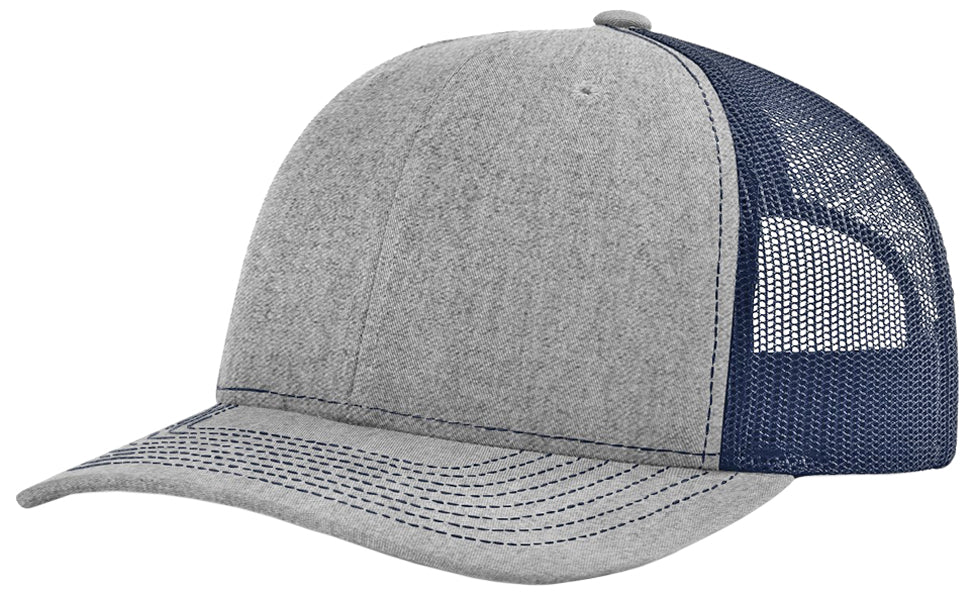 Richardson 112 hat with custom leatherette patch