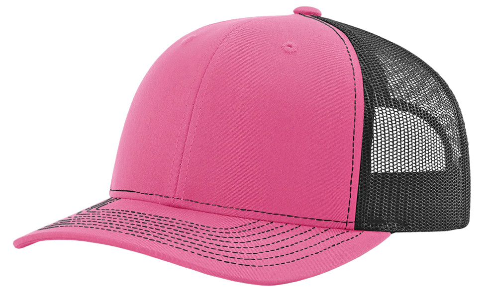 Richardson 112 hat with custom leatherette patch