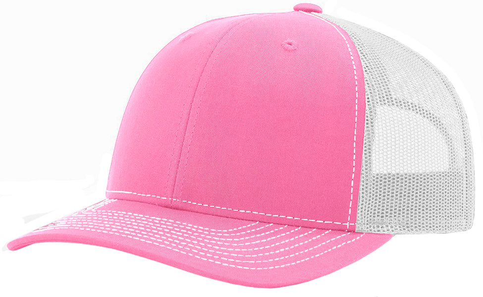 Richardson 112 hat with custom leatherette patch