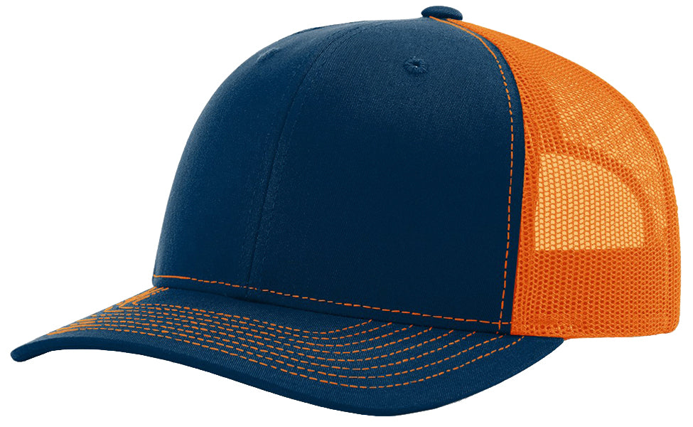Richardson 112 hat with custom leatherette patch