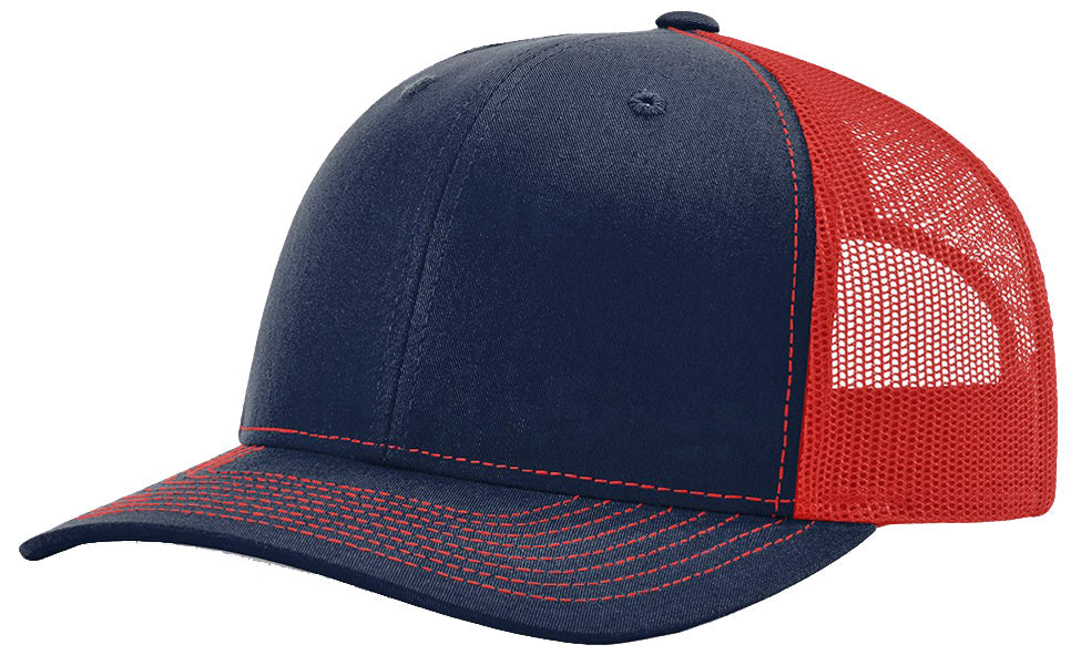 Richardson 112 hat with custom leatherette patch