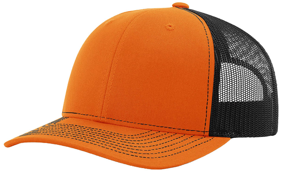 Richardson 112 hat with custom leatherette patch