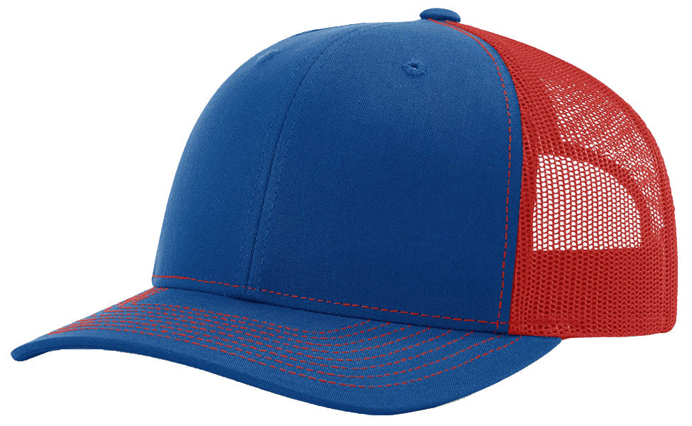 Richardson 112 hat with custom leatherette patch