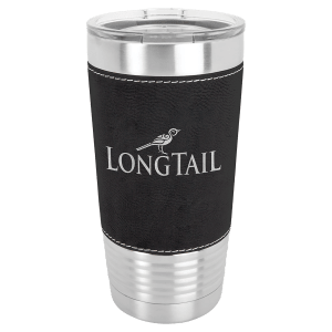 20oz Leatherette Wrapped Polar Camel Tumbler