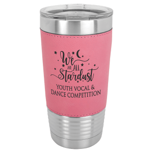 20oz Leatherette Wrapped Polar Camel Tumbler